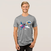 Vintage Super Grover Tri-Blend Shirt (Voorkant volledig)