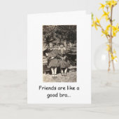 Vintage - Supportive Friends Kaart (Gele Bloem)