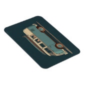 Vintage Surf Busje – Retro Camper Design Magneet (Rechterzijde)