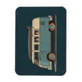 Vintage Surf Busje – Retro Camper Design Magneet (Verticaal)