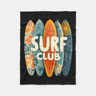 Vintage Surf Cool Zomer Vakantie Mannen Vrouwen Jo Fleece Deken