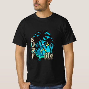 Vintage Surf Crew Tropische Vibe Grafische T-Shirt