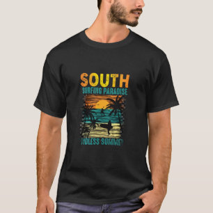 Vintage Surf Crew Tropische Vibe Grafische T-Shirt
