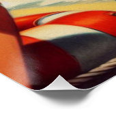 Vintage Surf Pin-up Perfect Poster (Hoek)