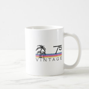 Vintage surfen 1975 Stille Oceaan Zonsondergang 50 Koffiemok