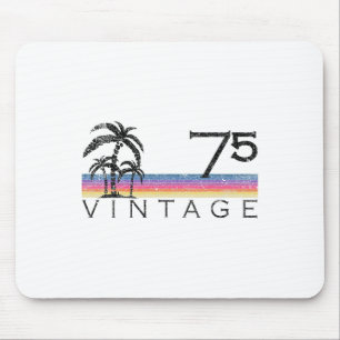 Vintage surfen 1975 Stille Oceaan Zonsondergang 50 Muismat