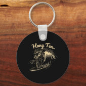 Vintage surfen Moses Hang Ten  Sleutelhanger (Voorkant)