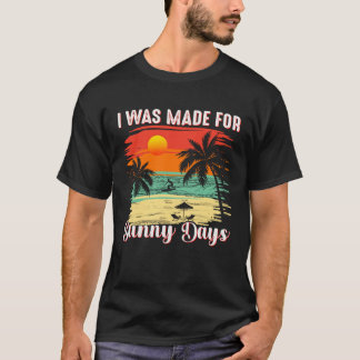 Vintage Surfer Retro Surfing Beach Summer Vacation T-shirt