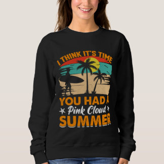 Vintage Surfer Retro Surfing Beach Summer Vacation Trui
