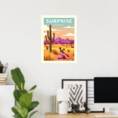 Vintage Surprise Arizona Poster (Thuiskantoor)