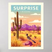 Vintage Surprise Arizona Poster (Voorkant)