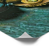 Vintage Sushi cadeau Poster (Hoek)