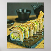 Vintage Sushi cadeau Poster (Voorkant)