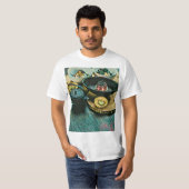 Vintage Sushi cadeau T-shirt (Voorkant volledig)