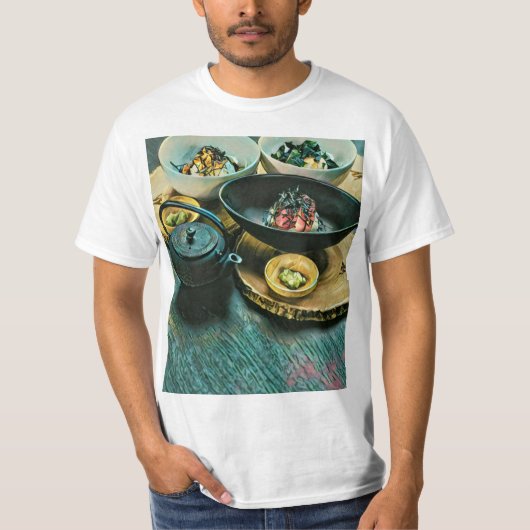 Vintage Sushi cadeau T-shirt (Voorkant)