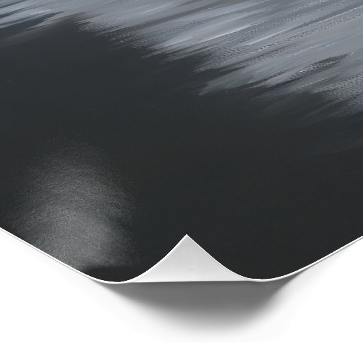 Vintage Swan Art Print Perfect Poster (Hoek)