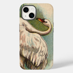 Vintage Swan Case-Mate iPhone 14 Hoesje