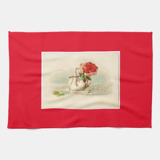 Vintage Swan Theedoek (Horizontaal)