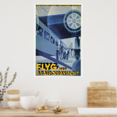 Vintage Swedish Airlines (ABA) Poster (Keuken)