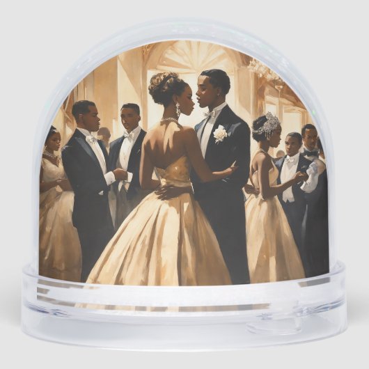 Vintage Sweet 16 Cotilion Sneeuwbol (Achterkant)