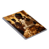 Vintage Sweet 16 Cotillion Notitieboek (Rechterzijde)