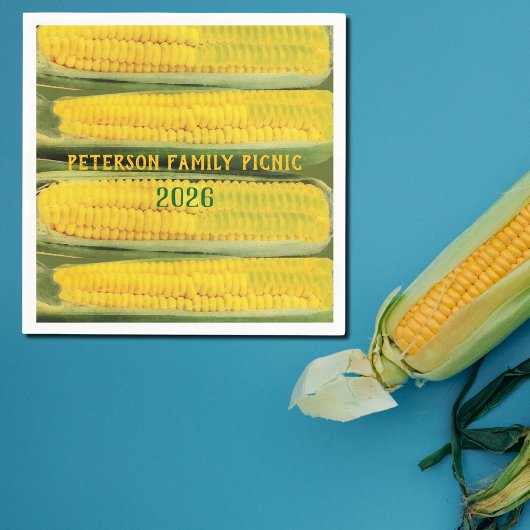 Vintage Sweet Corn -personalized  Servet