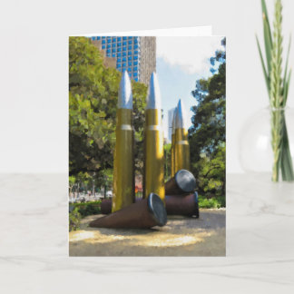Vintage Sydney Hyde Park-herdenking Kaart