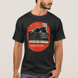 Vintage Synth _ Kat - Analoge Synthesizer Nerd T-shirt