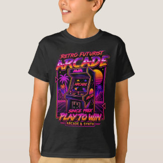 Vintage Synthwave Play To Win Gaming T-shirt