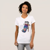 Vintage T, boekhouder T-shirt (Voorkant volledig)