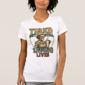 vintage t-shirt ontwerp met distressed look (Voorkant)
