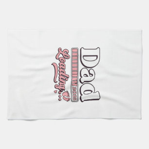 Vintage T-shirt voor aankondiging baby 2025 voor p Theedoek
