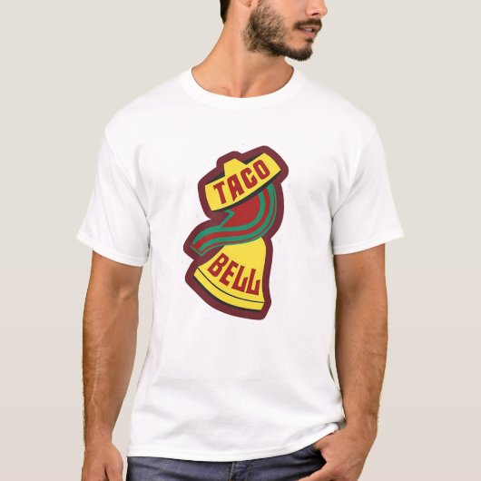 Vintage Taco Bell Logo - retro tacos T-shirt (Voorkant)