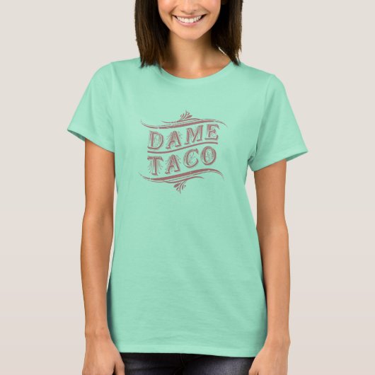 Vintage Taco T shirt - Chicano Shirt Camiseta (Voorkant)