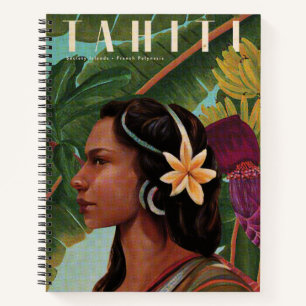 Vintage Tahiti Island Notitieboek