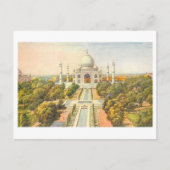 Vintage Taj Mahal  Briefkaart (Voorkant)