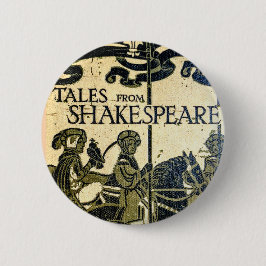 Vintage "Tales from Shakespeare" Hoesje boek Ronde Button 5,7 Cm