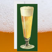 Vintage Tall Frosty Draft Beer, Alcohol Beverage
