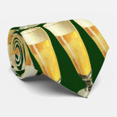 Vintage Tall Frosty Draft Beer, Alcohol Beverage Stropdas (Opgerold)