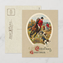 Vintage Tally-Ho traditionele Engelse vossejacht