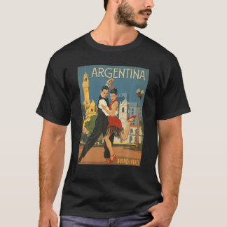 Vintage Tango Argentina Funny Tango Lovers T-shirt