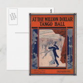 Vintage Tango Book Hoesje Briefkaart (Voorkant / Achterkant)