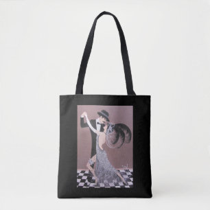 Vintage Tango Dancers, canvas tas