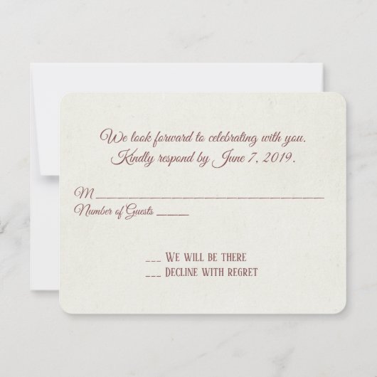 vintage tapijt roos RSVP (Achterkant)