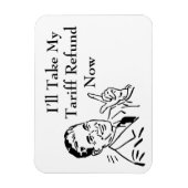 Vintage Tariff Refund Check Magneet (Verticaal)