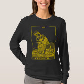VINTAGE TAROT CARD STRENGTH T-SHIRT (Voorkant)