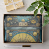 Vintage Tarot Zonkaart Tissuepapier (Geschenk)