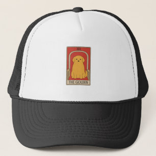 Vintage Tarotkaart de Goud Retriever Hond Trucker Pet