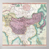 Vintage Tartary Map Poster (Voorkant)