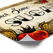 Vintage Tattoo dessert Table Poster (Hoek)